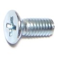 Midwest Fastener M4-0.70 x 10 mm Phillips Flat Machine Screw, Zinc Plated Steel, 20 PK 72442